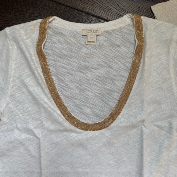 J. Crew Women's Beaded Scoop Neck Tops - Set of 3 - Picture 2 of 7